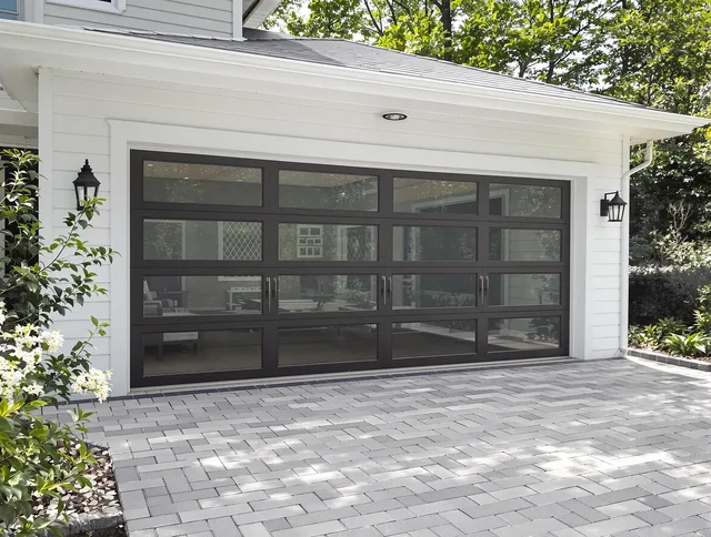 Chino Hills Garage Door Repair design specialist presenting custom garage door options to Chino Hills homeowner