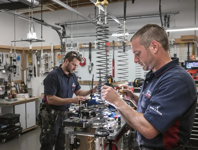 Garage door spring repair service by Chino Hills Garage Door Repair in Chino Hills